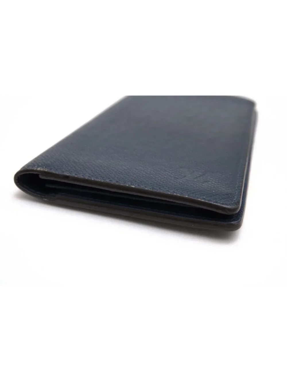 Louis Vuitton Wallet Leather Navy Taiga Portefeuille Long Billfold No Coin